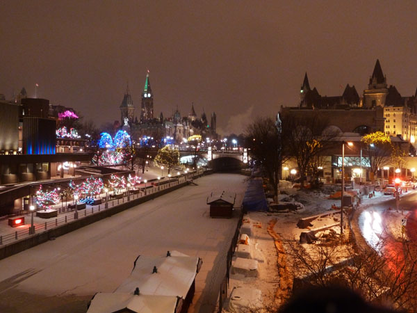 Ottawa at Night, Holiday Lights Ottawa at Night, Holiday Lights