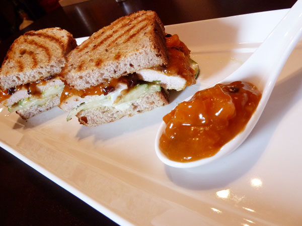 Indian Pork & Apricot Chutney Sandwich - version 1 Indian Pork & Apricot Chutney Sandwich - version 1