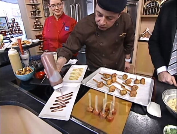 Chef B plating pogos - Compliments CTV Ottawa Chef B plating pogos - Compliments CTV Ottawa