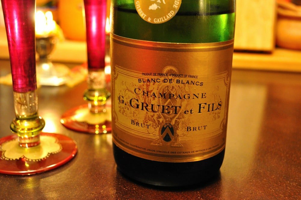 G. Gruet & Fils Blanc de Blancs Brute Champagne Food Gypsy