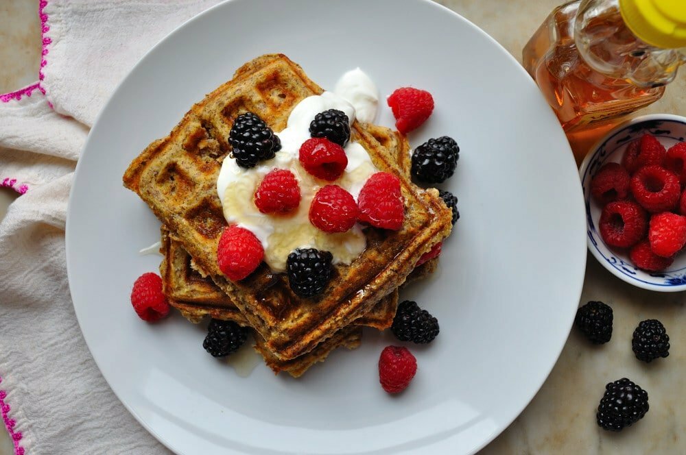 Oatmeal Flax Waffles, Good for You & Gluten Free Food Gypsy